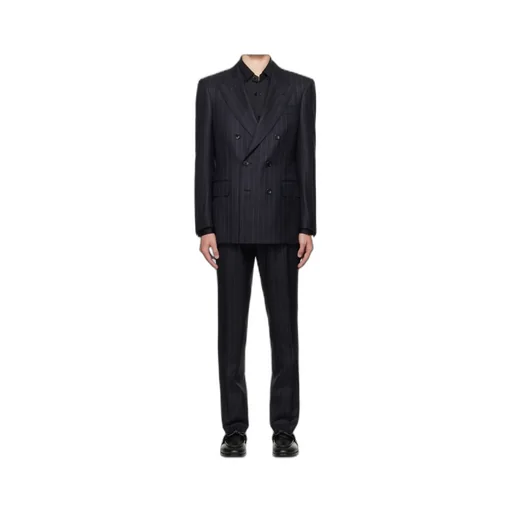 Long-Sleeved Wool Suit