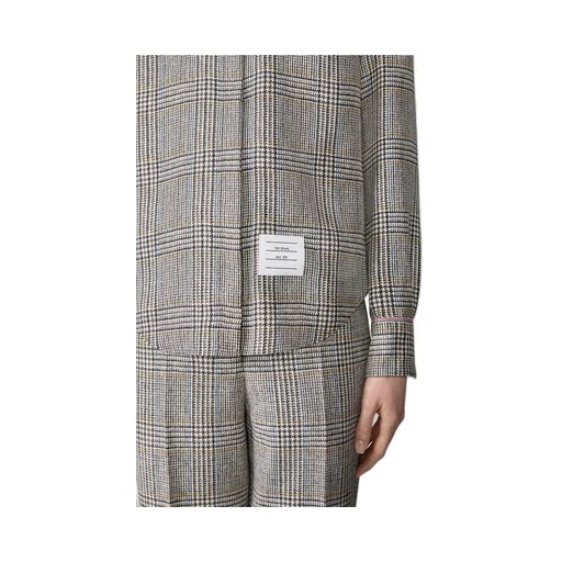Thom Browne Prince Of Wales Checked Shirt