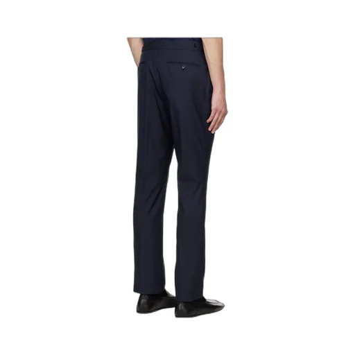 Pleated Wool Casual Pants