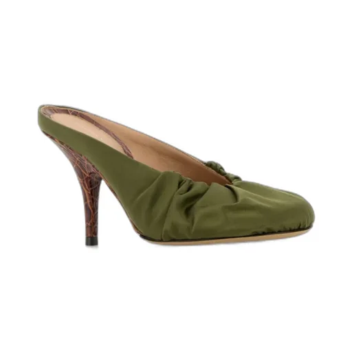 Dries Van Noten Heeled Satin Sandals