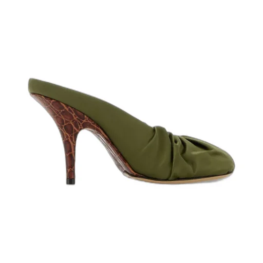 Dries Van Noten Heeled Satin Sandals