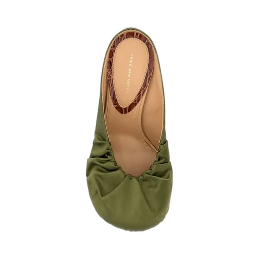 Dries Van Noten Heeled Satin Sandals