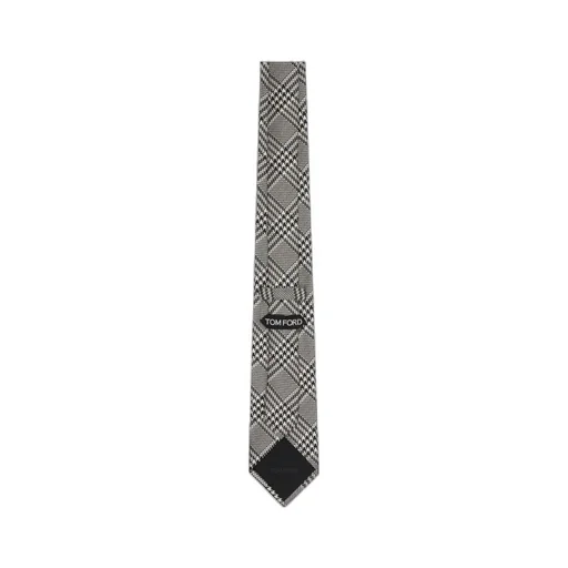 Mouline Prince Of Wales Pointed Tie