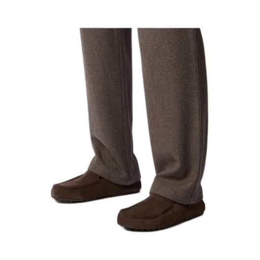 Suede Flat Loafers