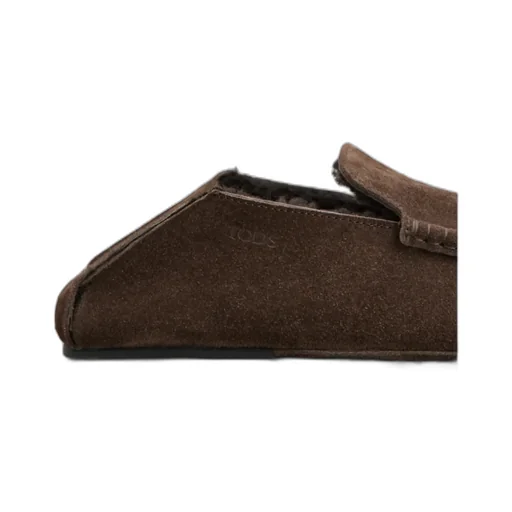 Suede Flat Loafers