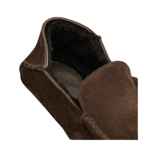 Suede Flat Loafers