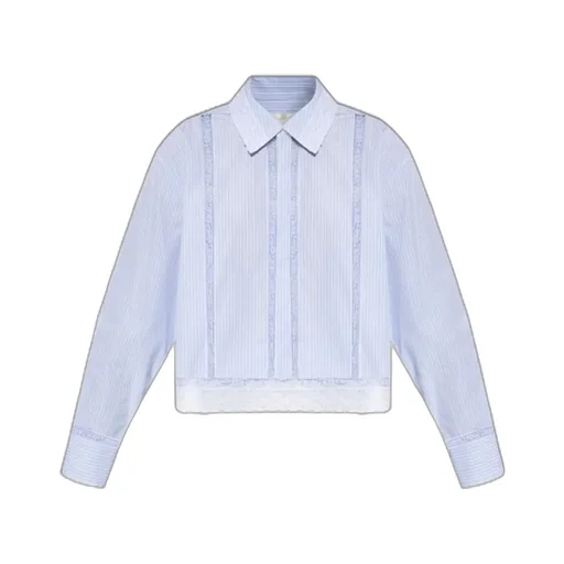 Loveshackfancy Delano Lace-Trimmed Top