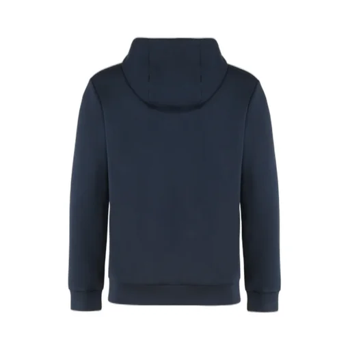 Ea7 Emporio Armani Logo Detailed Drawstring Hoodie
