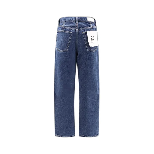 Re/Done Mid Rise Straight-Leg Jeans