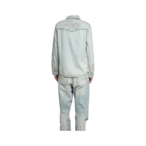 Zadig & Voltaire Logo Patch Denim Shirt
