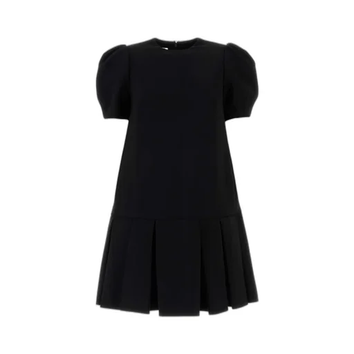 Moschino Crewneck Stretched Twill Dress