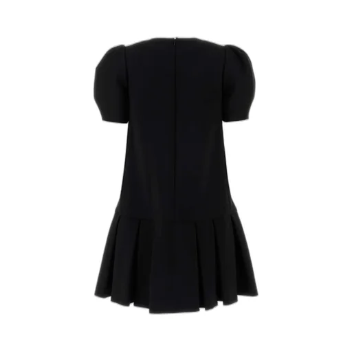 Moschino Crewneck Stretched Twill Dress