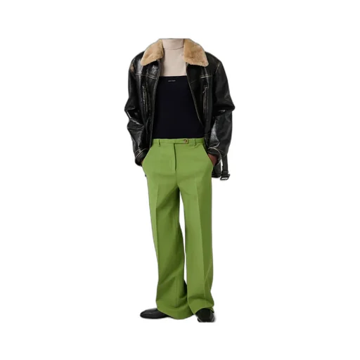 Miu Miu Straight-Leg Pleated Trousers