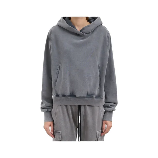 Felpa In Cotone Con Cappuccio