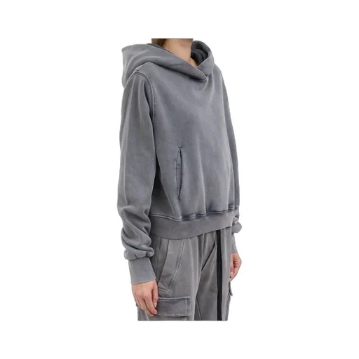 Felpa In Cotone Con Cappuccio