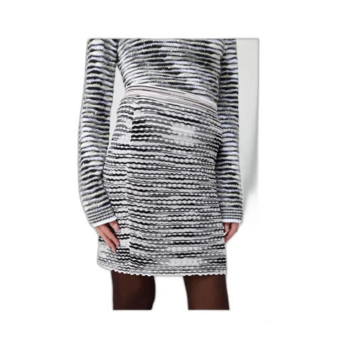 Striped Ribbed Skirt