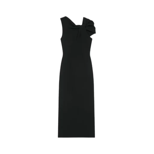 Givenchy Draped Midi Cady Dress