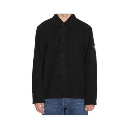 Stone Island Logo Patch Overshirt