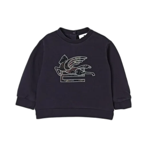 Pegasus-Embroidered Sweatshirt