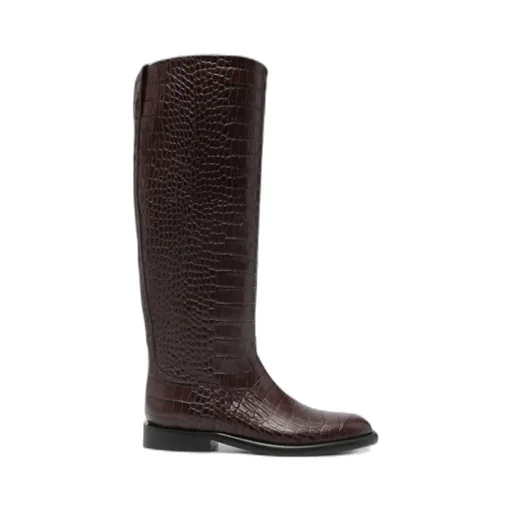 Montana Croc-Effect Montana Boots