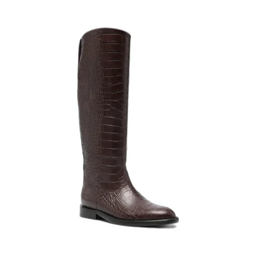 Montana Croc-Effect Montana Boots