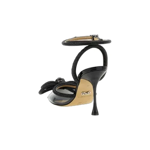 Mach & Mach Double Bow Ankle-Strap Pumps