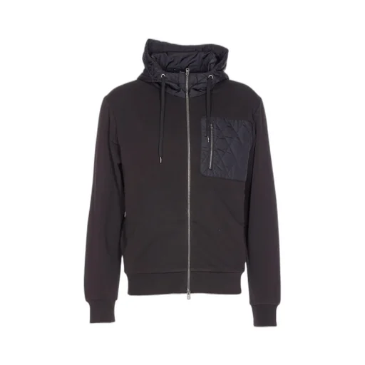 Herno Drawstring Zip-Up Hoodie