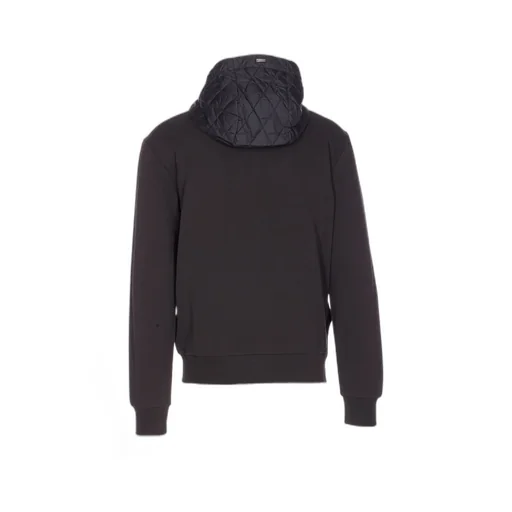 Herno Drawstring Zip-Up Hoodie