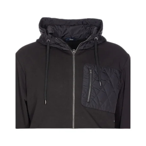 Herno Drawstring Zip-Up Hoodie