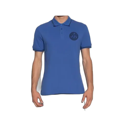 Versace Jeans Couture Logo Embroidered Short-Sleeved Polo Shirt