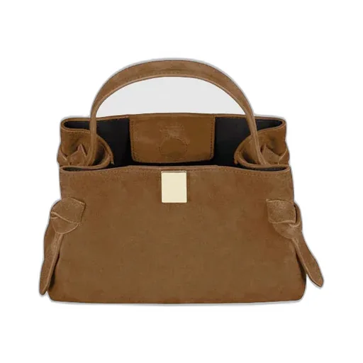 Gyoza Suede Cross Body Bag