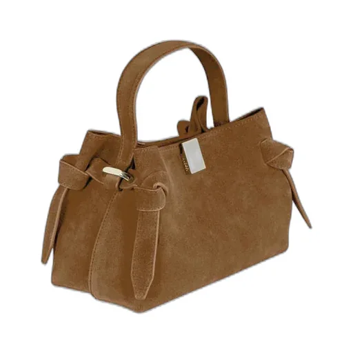 Gyoza Suede Cross Body Bag