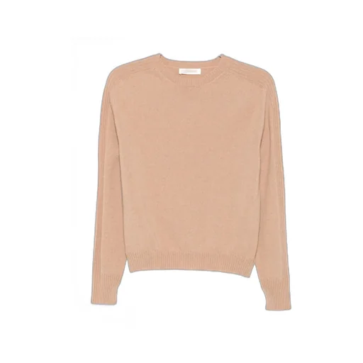 Long-Sleeve Ribbed-Cuff Sweater