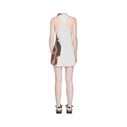 Abstract-Print Mini Dress