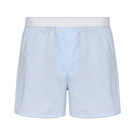 Striped-Pattern Cotton Boxer Shorts