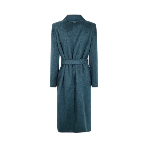 Twinset Self-Tie Belted Double-Breasted Coat