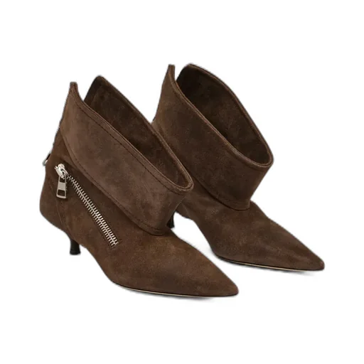 Kitten Heel Ankle Boots