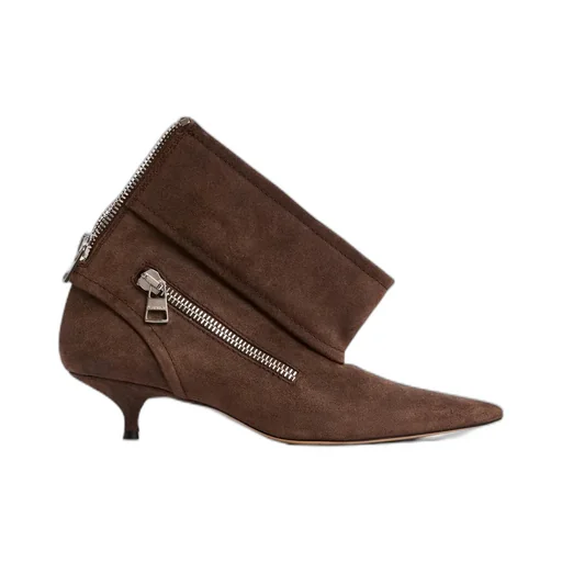 Kitten Heel Ankle Boots