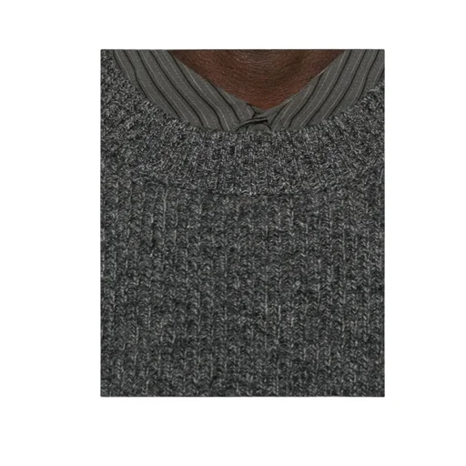 Crew Neck Long-Sleeved Sweater