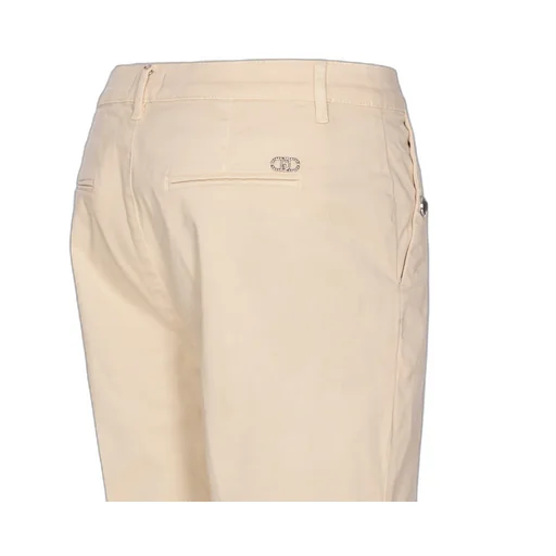 Button-Fastening Embellished-Pocket Trousers