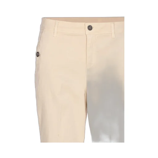 Button-Fastening Embellished-Pocket Trousers