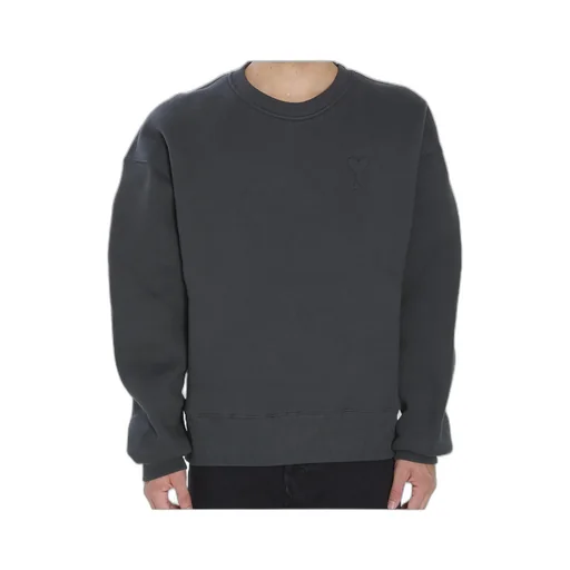 Ami Paris Ami De Coeur Logo Embossed Sweatshirt