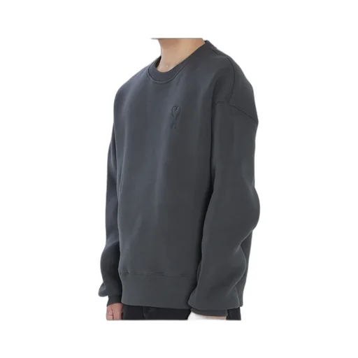 Ami Paris Ami De Coeur Logo Embossed Sweatshirt