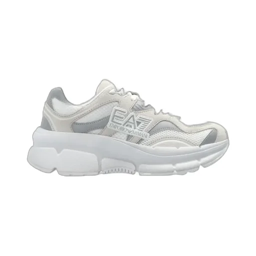 Ea7 Emporio Armani Mesh Panelled Chunky Sneakers