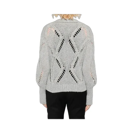 Openwork Knit Sweater