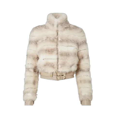 White ‘Dorsato’ Shearling Jacket