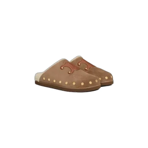 Celine Pitea Clog In Calfskin