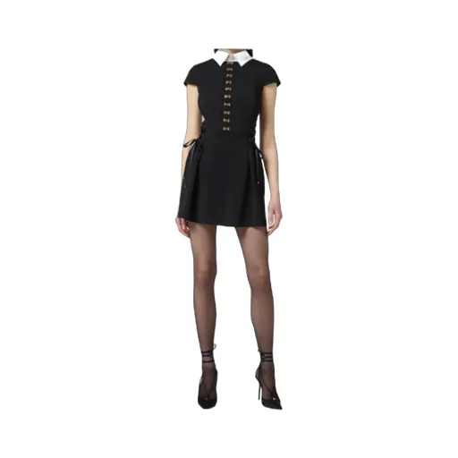 Lace-Up Mini Dress