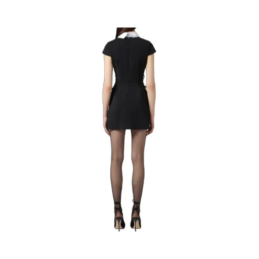 Lace-Up Mini Dress
