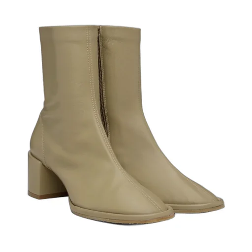 Josiah Sheepskin Nappa Leather Ankle Boots